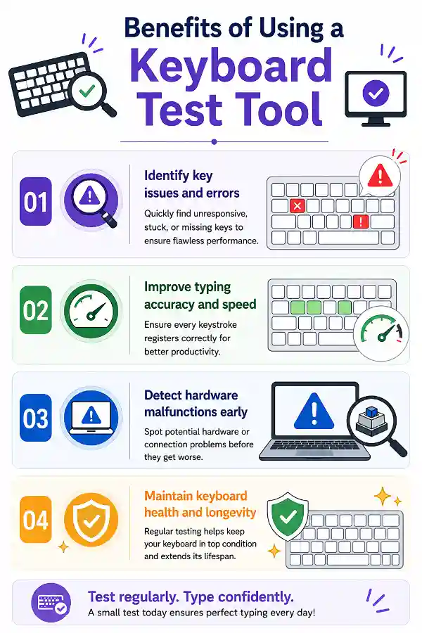 Benefits of using Keyboard Test tool