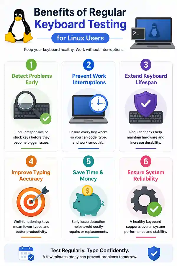 Benefits of keyboard testing for Linux users